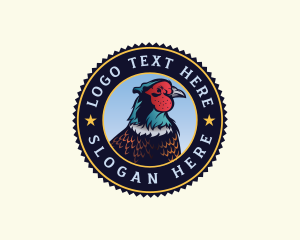 Pheasant Bird Wildlife logo