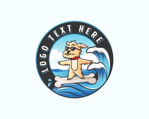 Dog Surf Ocean logo
