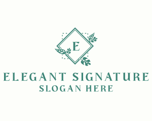 Floral Garden Boutique logo design