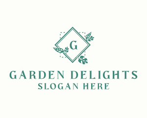 Floral Garden Boutique logo design