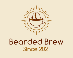 Brewed Coffee Target  logo design