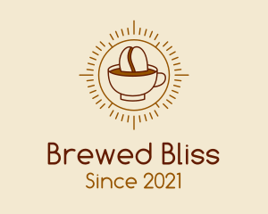 Brewed Coffee Target  logo design