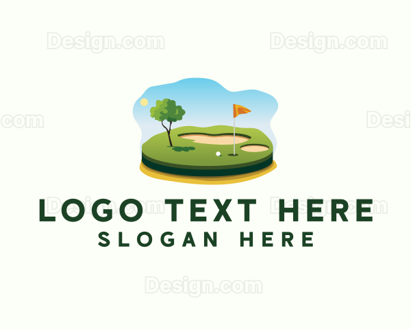 Golf Course Sport Logo
