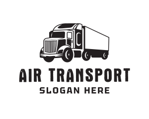 Delivery Trailer Truck  logo design