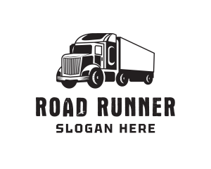 Delivery Trailer Truck  logo