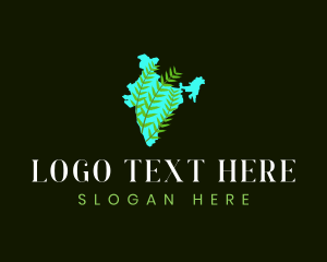 India Leaf Botanical logo