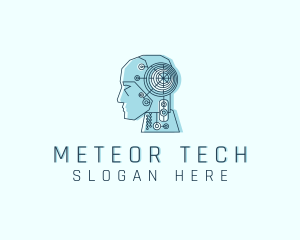 Tech Robotics Programmer  logo design