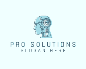 Tech Robotics Programmer  logo design