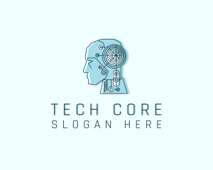 Tech Robotics Programmer  logo design