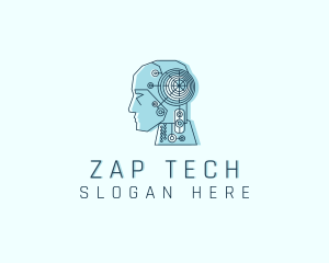 Tech Robotics Programmer  logo design