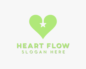 Green Star Heart logo
