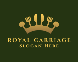 Royal Cutlery Crown Dining logo design