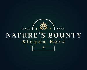 Luxury Nature Leaf logo design