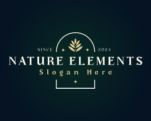 Luxury Nature Leaf logo design