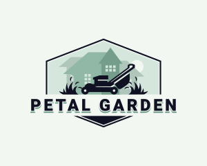 Lawn Mower Yard Cleaning logo design