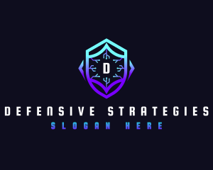 Digital Security Defense logo design