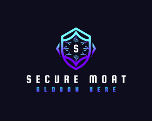 Digital Security Defense logo design