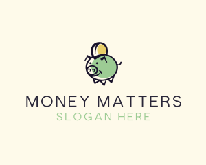 Piggy Money Savings logo design