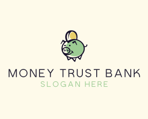 Piggy Money Savings logo design