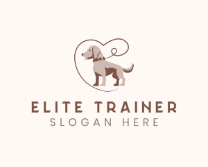 Dog Leash Trainer logo design