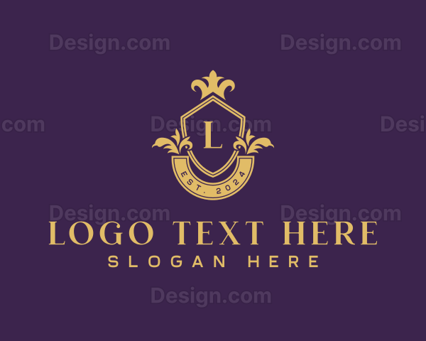 Luxury Boutique Shield Logo