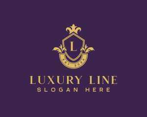 Luxury Boutique Shield logo design