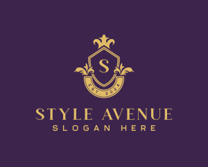 Luxury Boutique Shield logo design