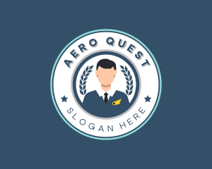 Male Flight Attendant logo