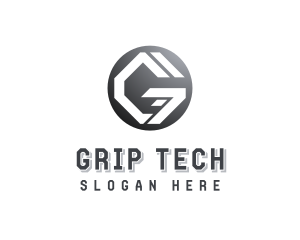 Geometric Technology Letter G logo design