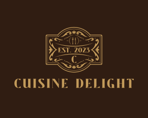 Luxury Fine Dining Restaurant logo design