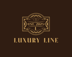 Luxury Fine Dining Restaurant logo design