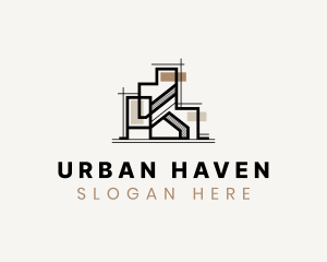 Urban Building Architect logo design