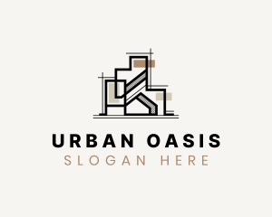 Urban Building Architect logo design