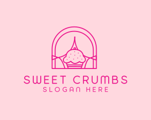 Sweet Cupcake Bakery  logo design