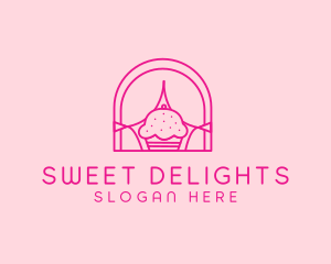 Sweet Cupcake Bakery  logo design