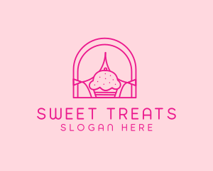 Sweet Cupcake Bakery  logo design