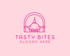 Sweet Cupcake Bakery  logo design