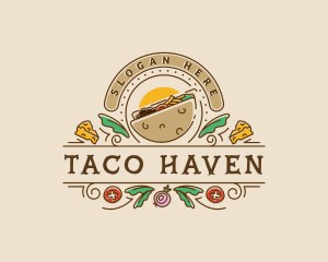 Tacos Mexican Taqueria logo design