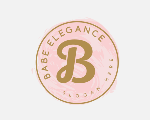 Golden Beauty Fashion logo design