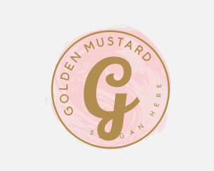 Golden Beauty Fashion logo design