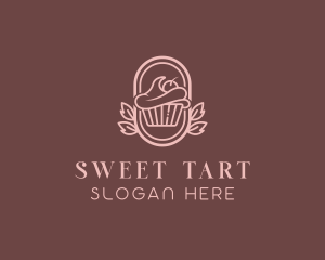 Sweet Cupcake Dessert logo design