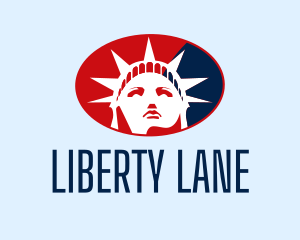 American Statue of Liberty  logo design