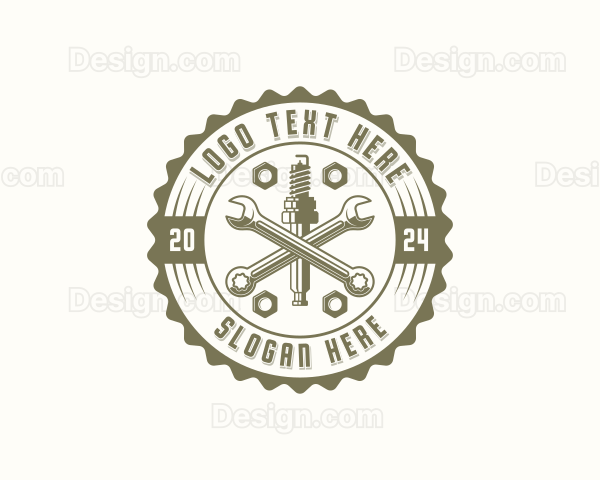 Auto Repair Mechanic Logo