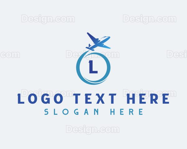 Travel Airplane Tourism Logo