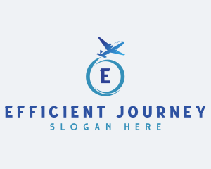 Travel Airplane Tourism logo design