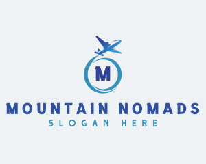 Travel Airplane Tourism logo design