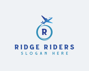 Travel Airplane Tourism logo design