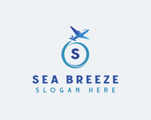 Travel Airplane Tourism logo design