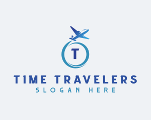 Travel Airplane Tourism logo design