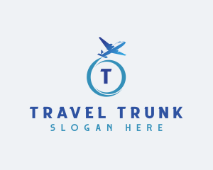 Travel Airplane Tourism logo design